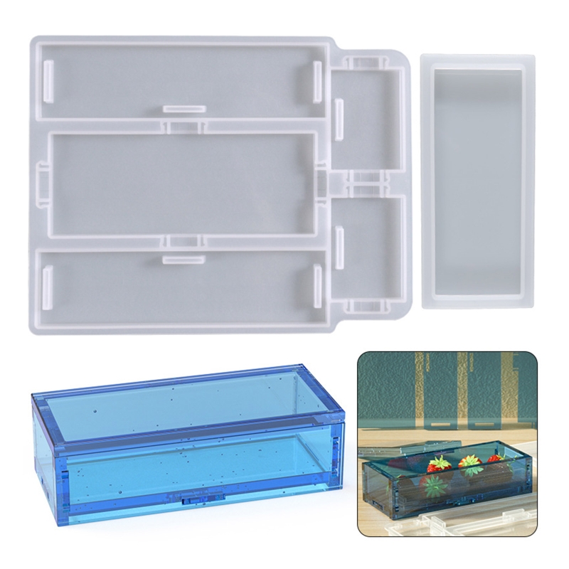Limbo Game Set - R3MC Domino Box Resin Molds Silicone