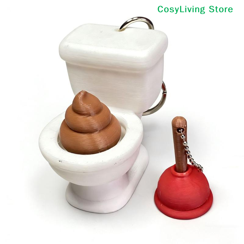 Party Games Crazy - [CL]1/2Pcs Calming Keychain Keys Finger Button