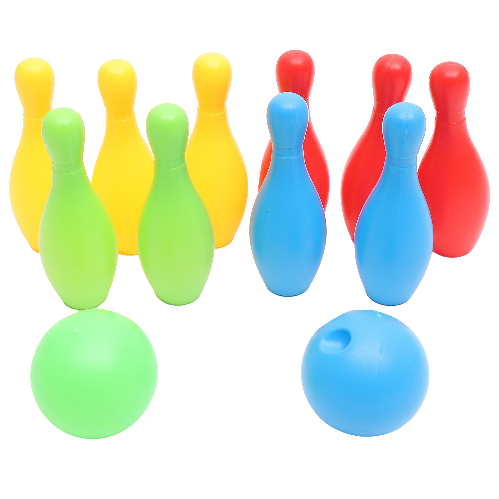 10Pcs Mini Bowling Set For Par - Party Games Kid Friendly 评论和价格