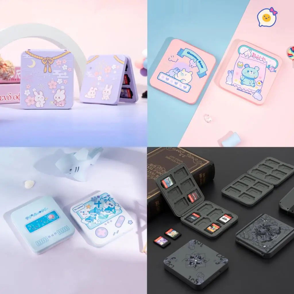Hard Shell Game Cards Storage  - Party Games Nintendo 评论和价格