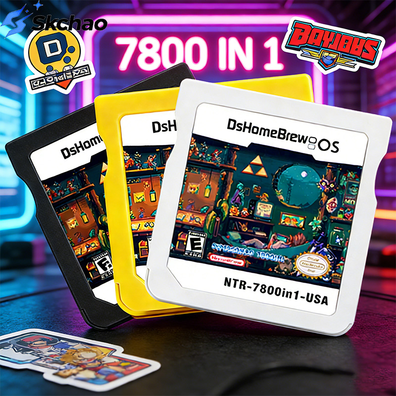 7800 in 1 DS Card R4 3DS Game  - Party Games Nintendo 评论和价格