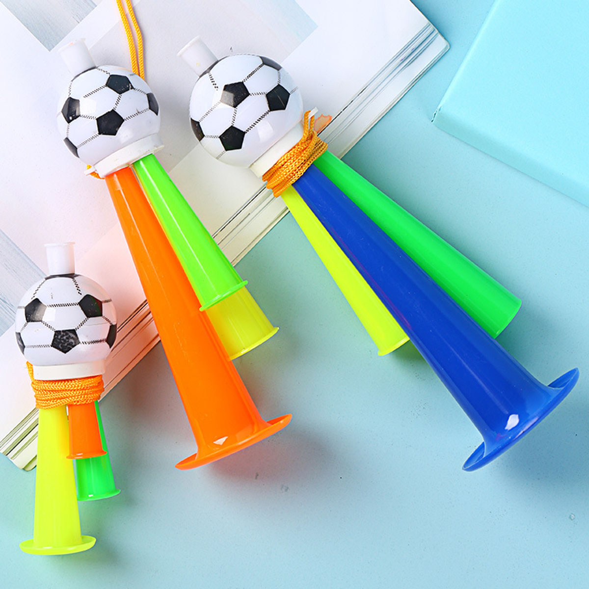 3Pcs 3-Hole Plastic Football S - Party Games No Props 评论和价格