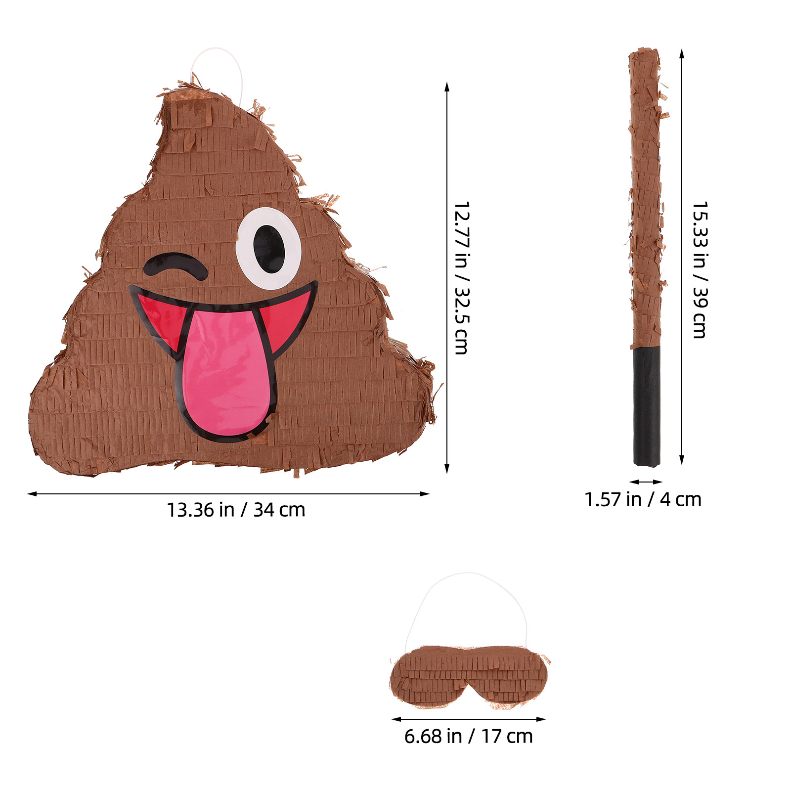 1Set Funny Poop Pinyata for Ki - Party Games Easy Kids 评论和价格