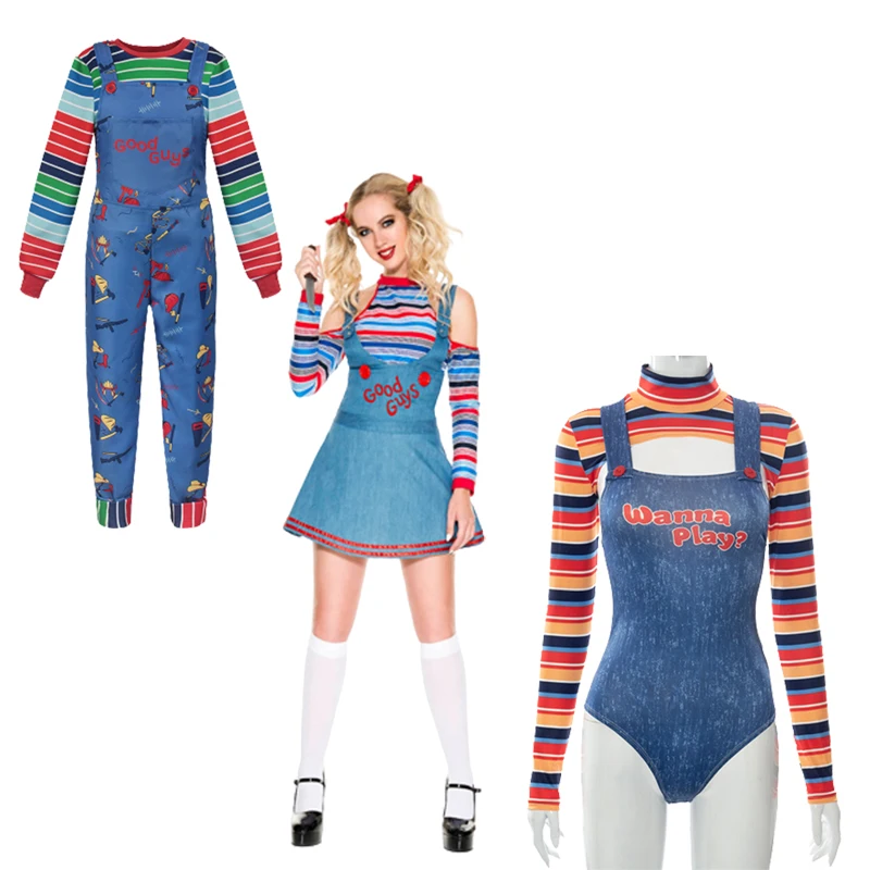 2025 Chucky Cosplay Costume Sh - Party Games Kids 评论和价格