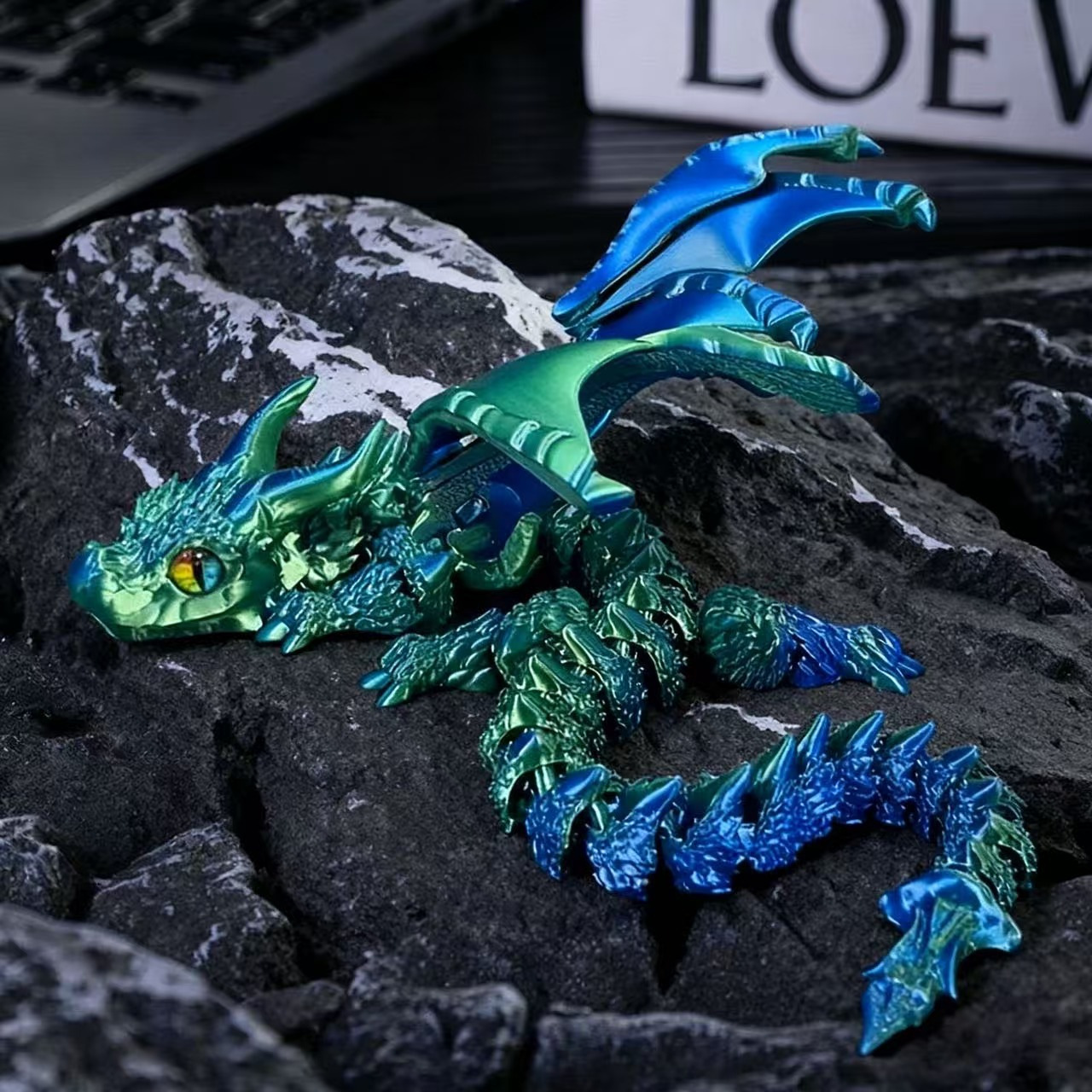 3D Printed Wyvern Dragon with  - Party Games Crazy 评论和价格