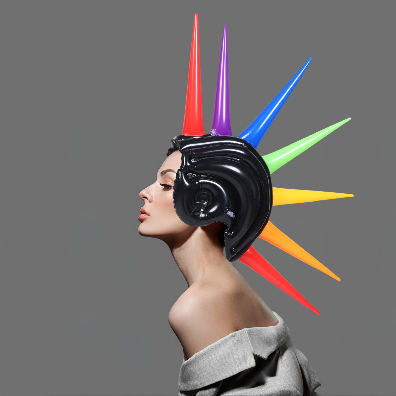 Inflatable Party Crown Hat Bir - Party Games No Props 评论和价格