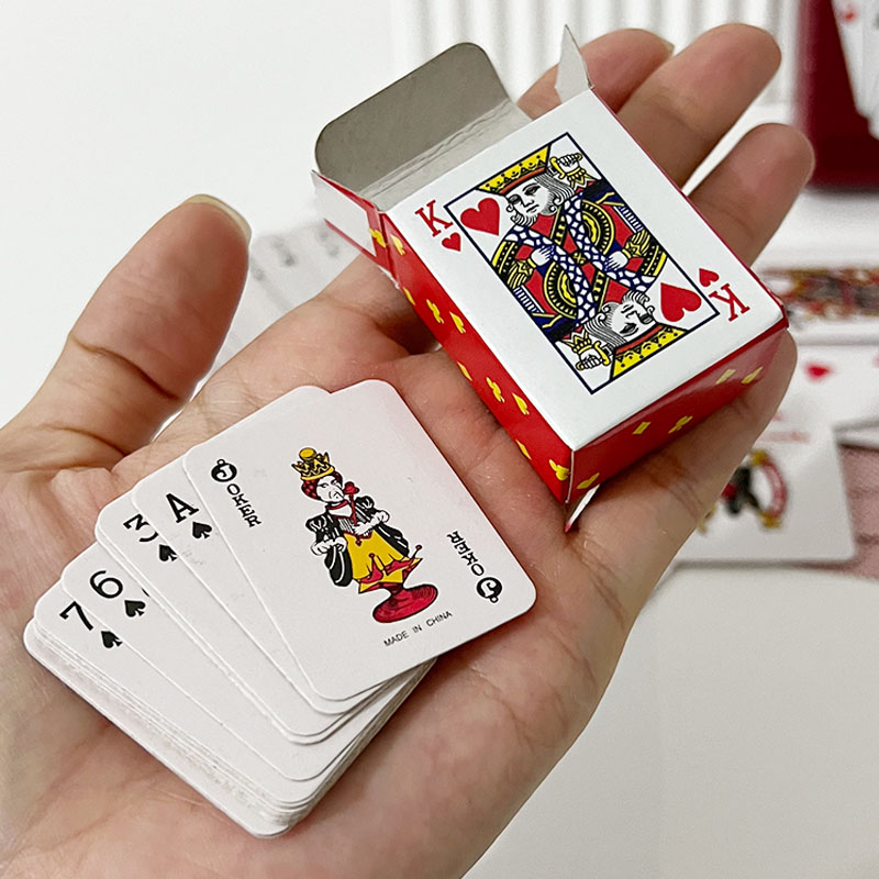 5PCS Mini Poker Playing Cards  - Party Games Juegos De Mesa 评论和价格