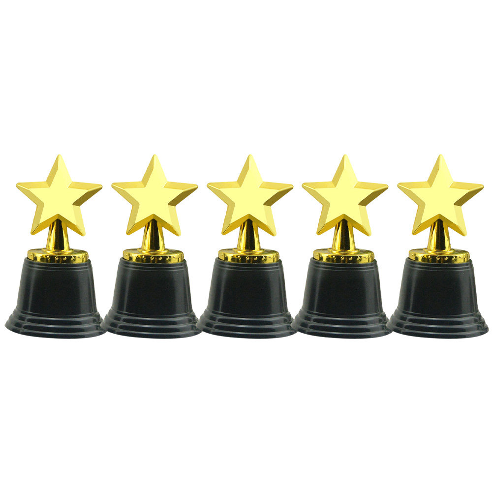 5Pcs Kids Star Trophy Plastic  - Party Games Kids 评论和价格