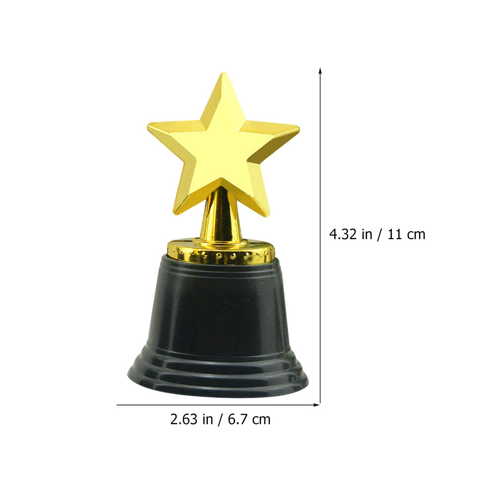5Pcs Kids Star Trophy Plastic  - Party Games Kids 评论和价格