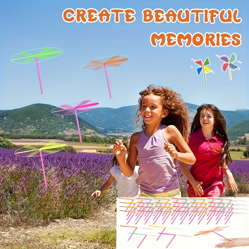 100pcs Dragonfly Flying Toys E - Party Games Easy Kids 评论和价格