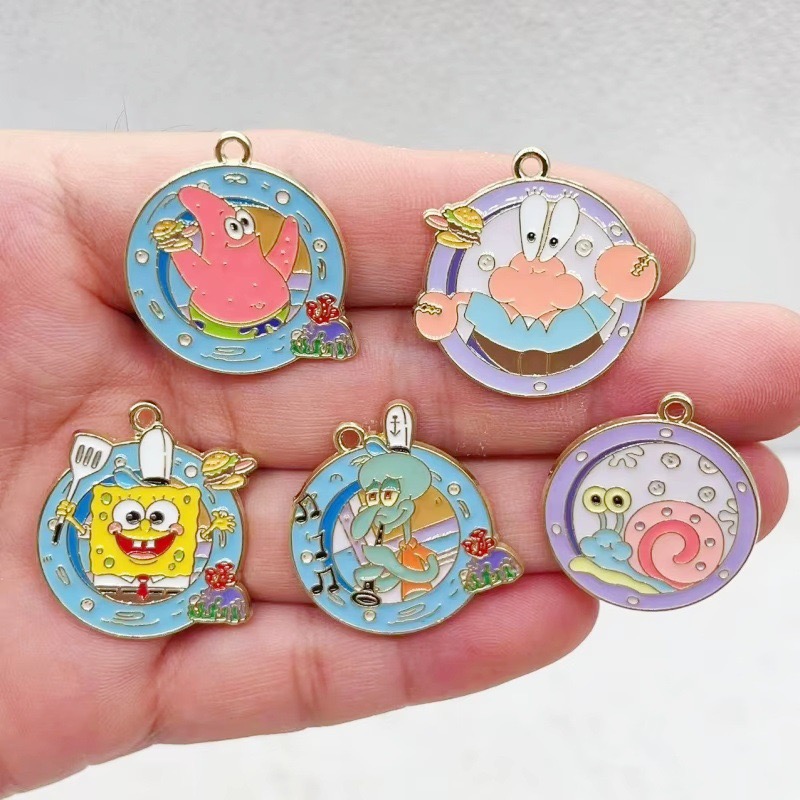 10pcs cartoon anime alloy oil  - Party Games Crazy 评论和价格
