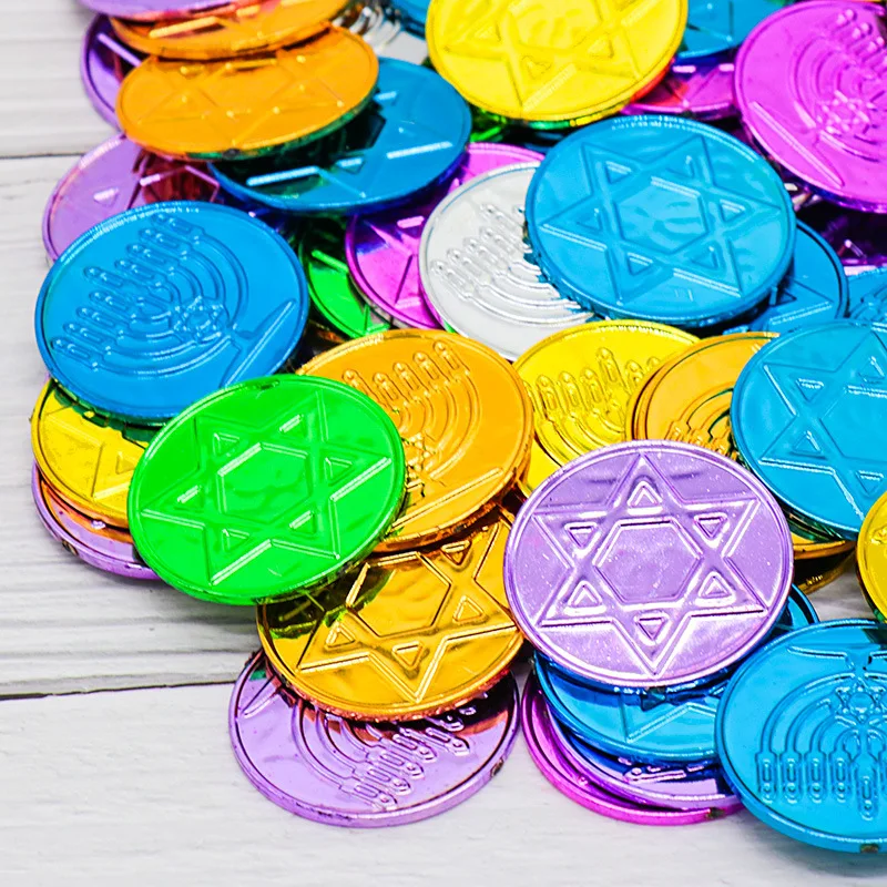 100pcs Hanukkah Theme Chanukah - Party Games No Props 评论和价格