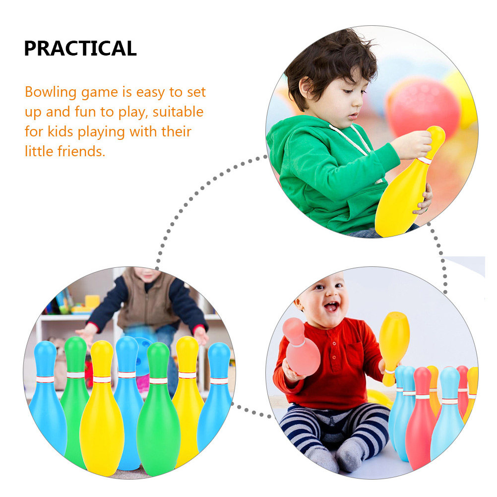 2Sets Children's Bowling Pin B - Party Games Easy Kids 评论和价格